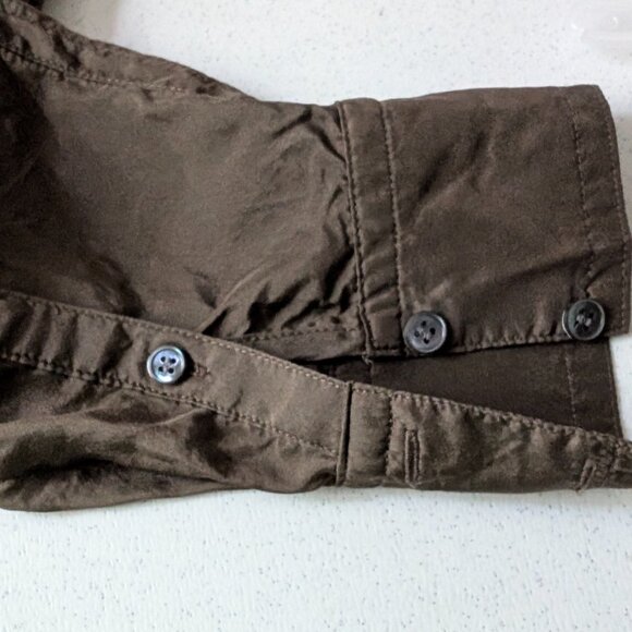 Banana Republic all silk utility shirt - Picture 5 of 9